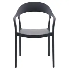 JUST HOME COLLECTION - Silla Plástica para Brazos Maracaibo Taupe