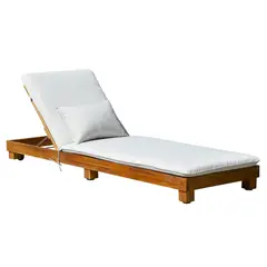 JUST HOME COLLECTION - Asoleadora Metal con Cojín Maldivas