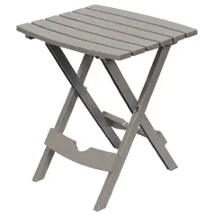 JUST HOME COLLECTION - Mesa Resina Plegable 44x38x50 cm Taupe