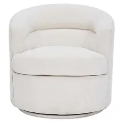 JUST HOME COLLECTION - Poltrona Giratorio 360 Kora 73x73x77 cm Beige