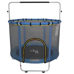 DO IT - Trampolín Cama Elástica Infantil 137cm Azul