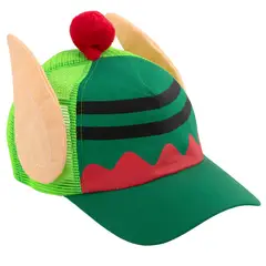 undefined - Gorra de Navidad Elfo 26x16cm Verde