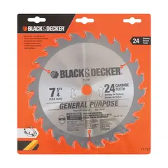 BLACK+DECKER - Disco Madera 7 1/4 Pulgada 24 Dientes B&D Ref 71-727