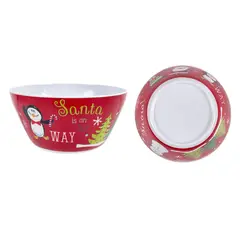 undefined - Bowl Melamina Navidad Rojo 15cm