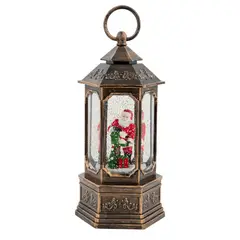 DEAR SANTA - Farol de Navidad Musical Hexagonal Santa