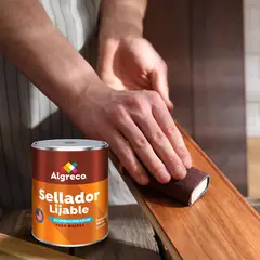 ALGRECO - Sellador Lijable 30% Para Acondicionar La Madera 1 Galón