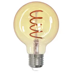 DAIRU - Bombillo Led Filamento 4w G95 E27 Ámbar Certificado