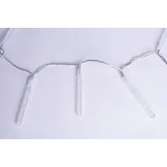 undefined - Juego Luz Led de Navidad Tubo 48 Luces Cálida 7.7 Metros