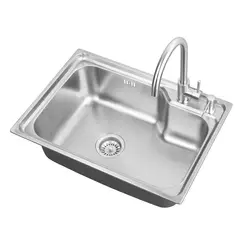 SENSI DACQUA - Lavaplatos 62x43cm + Grifería + Dispensador de Jabón