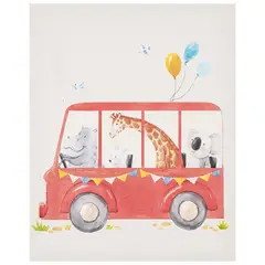 JUST HOME COLLECTION - Set de 5 Canvas Kids Cars Mix