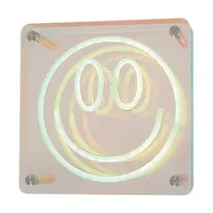 JUST HOME COLLECTION - Lámpara Mesa Led Smile Neón