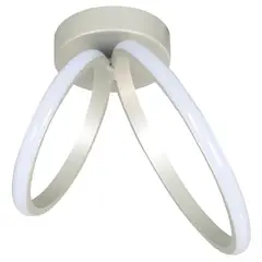 JUST HOME COLLECTION - Lámpara Techo LED Burkina Satín Producto Certificado