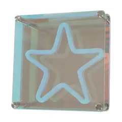 JUST HOME COLLECTION - Lámpara Mesa Led Star Neón