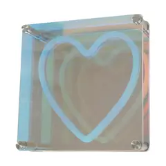 JUST HOME COLLECTION - Lámpara Mesa Led Heart Neón