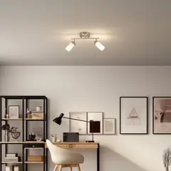 JUST HOME COLLECTION - Barra Denver 2 Luces E27 Satín