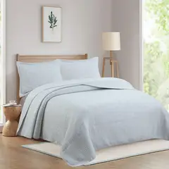 JUST HOME COLLECTION - Quilt Avance Sencillo/Semidoble Gris