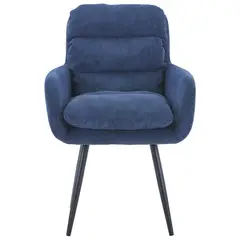 JUST HOME COLLECTION - Poltrona Vancouver 63x90,5x62,5 cm Azul