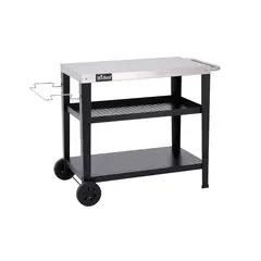 MR BEEF - Mesa Auxiliar Para Asador Exterior Con Ruedas