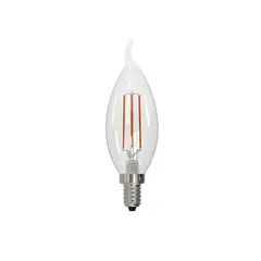 DAIRU - Bombillo Vela LED Luz Cálida 3.5w Vela Fil C35l E12 Dimerizable Certificado