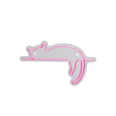 JUST HOME COLLECTION - Lámpara Led Neón Bat Gato Lay