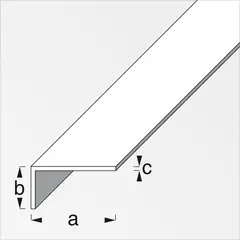 ALFER - Angulo Pvc Bco20X10mm 1m