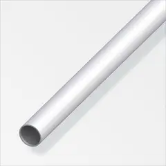 ALFER - Tubo Redondo Aluminio Plat10mm 1m