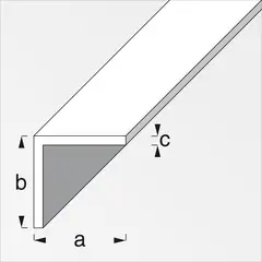 ALFER - Angulo Aluminio Lat15mm 1m