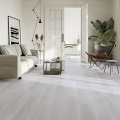 PAMESA - Piso Porcelánico Timber Blanco 23x120cm Caja 1.38 m2