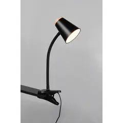 JUST HOME COLLECTION - Lámpara Escritorio LED Clip Narva Negro