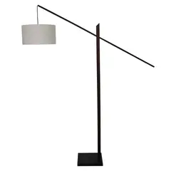 JUST HOME COLLECTION - Lámpara Pie Otterup 1 Luz E27 Café