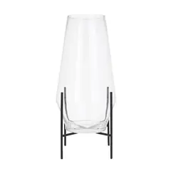 JUST HOME COLLECTION - Portavela Vidrio 33cm Bw