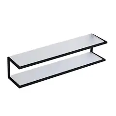 SENSI DACQUA - Repisa Doble Vidrio Essenza Negra