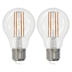 DAIRU - Set de 2 Bombillos Led Filamento A60 6W E27 Luz Cálida
