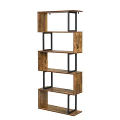JUST HOME COLLECTION - Biblioteca Albany 24x70x160 cm Negra