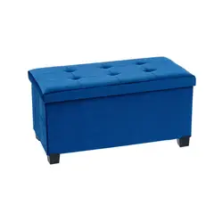 JUST HOME COLLECTION - Banqueta Barney 38x76x38 cm Azul