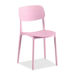 JUST HOME COLLECTION - Silla Apilable Lady Amarillo