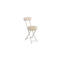 JUST HOME COLLECTION - Butaco con Espaldar Plegable 30x73x45 cm Beige