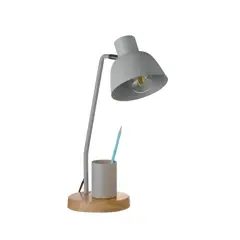 JUST HOME COLLECTION - Lámpara Escritorio Boma 1 Luz E27 Gris