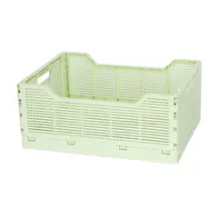JUST HOME COLLECTION - Caja Plástica Plegable 30x40x17 cm Verde