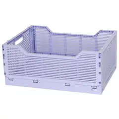 JUST HOME COLLECTION - Caja Plástica Plegable 30x40x17 cm Lila