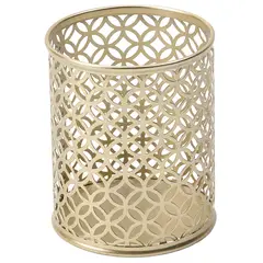 JUST HOME COLLECTION - Portalapices Dorado Metálico