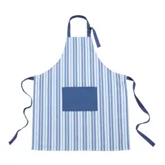 JUST HOME COLLECTION - Delantal75x80cm Linea Az/bco