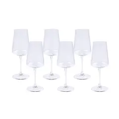 JUST HOME COLLECTION - Set de 6 Copas de Vino 515ml 23.5cm Eo Transparente