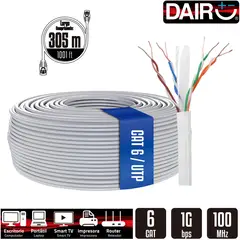 DAIRU - Cable De Red Cat6 Utp 305M