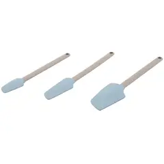 JUST HOME COLLECTION - Setx3 Espátula Silicona Azul y Blanco