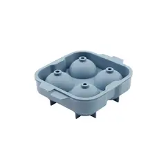 JUST HOME COLLECTION - Molde de 4 Hielos Silicona Azul