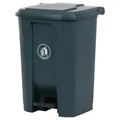 KLEINE WOLKE - Contenedor Plástico Pedal 80 Litros Negro