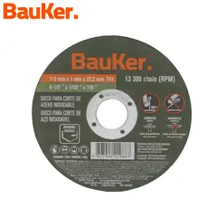 BAUKER - Disco Abrasivo Corte Metal 4-1/2Pgx1Mm