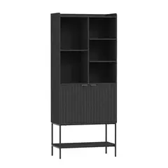 JUST HOME COLLECTION - Vitrina Noir 79x40x190 cm