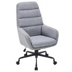 JUST HOME COLLECTION - Silla de Escritorio Pc Pascal Gris